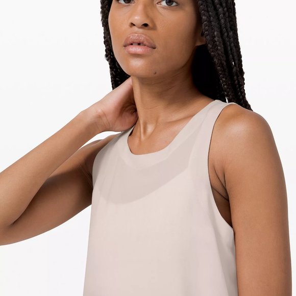 Lululemon Pale Pink/ Purple Tank Top Like New Sz 6 - Picture 4 of 10